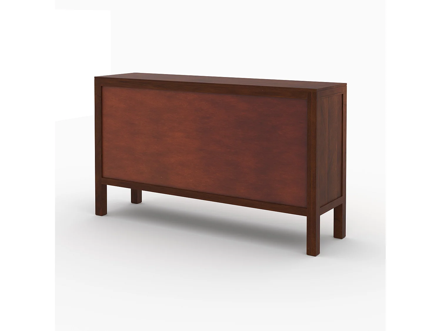 Buffet aus Mango-Holz mit Rattan-Geflecht - Tiki