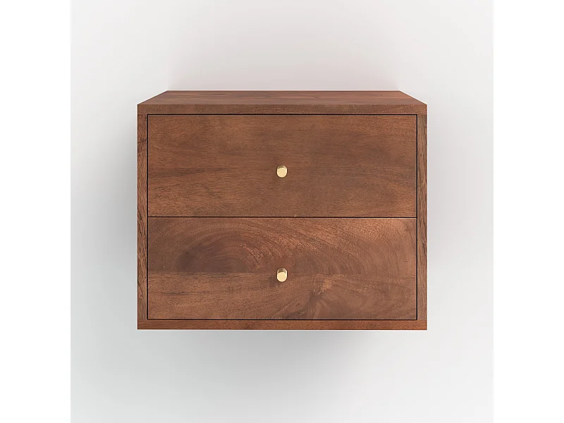 Mesa de noche colgante de madera de mango - Oréa