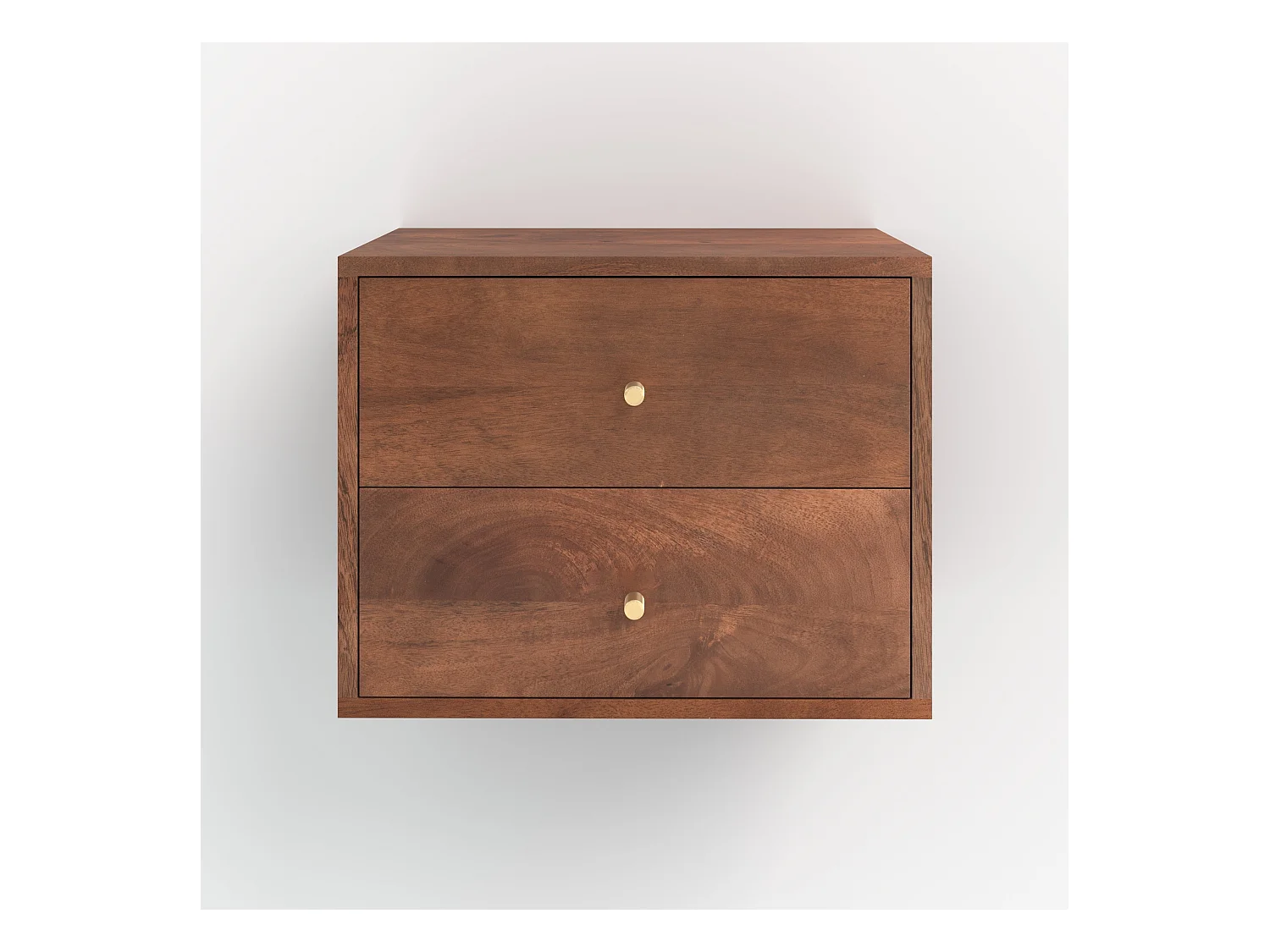 Table de chevet suspendue en bois de manguier - Oréa