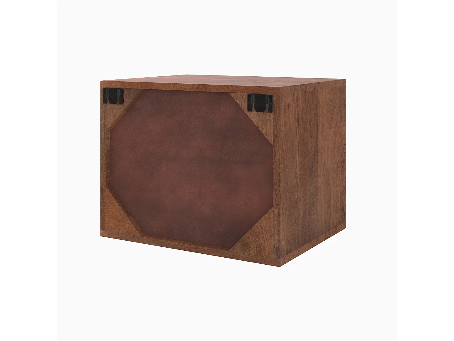 Mobile da comodino sospeso in legno di mango - Oréa