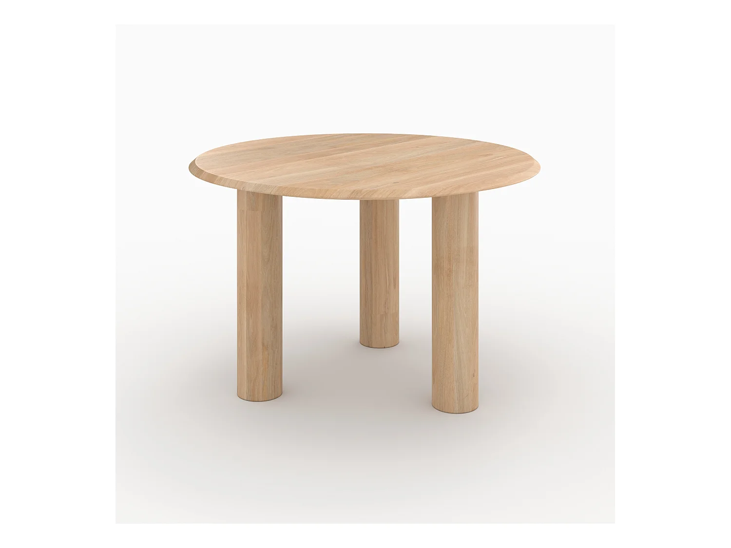 Table ronde en bois de manguier 4 personnes - Sacha