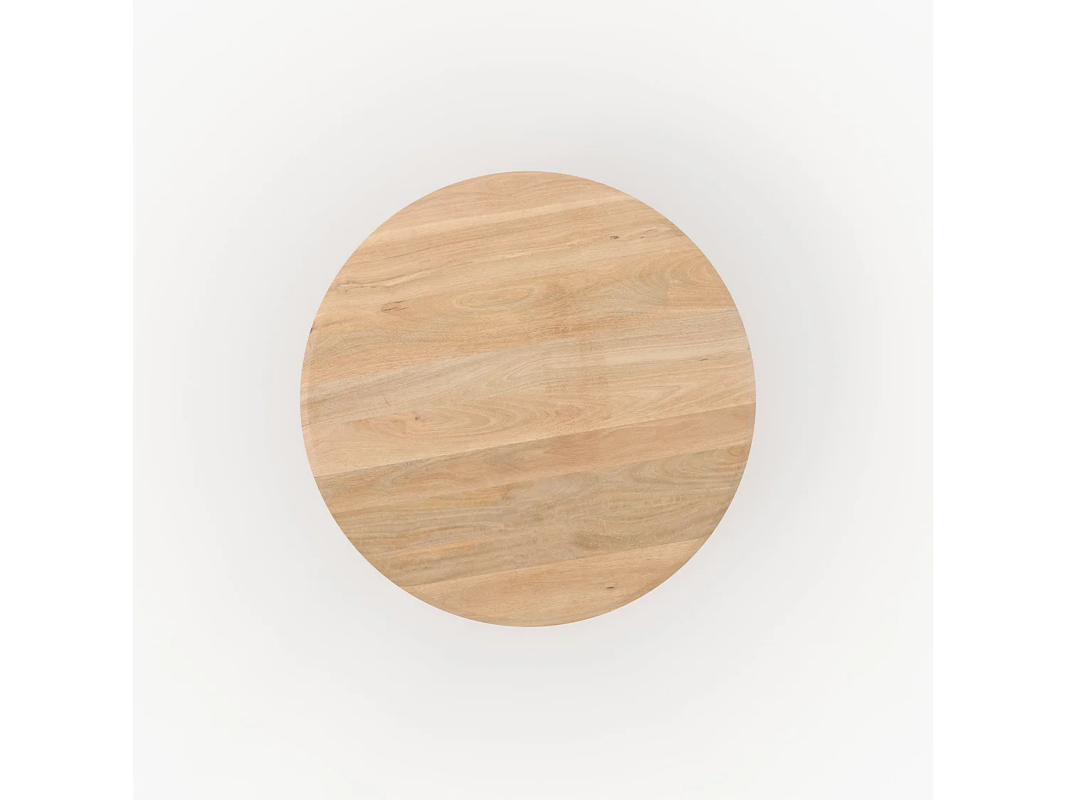 Mesa redonda de madera de mango para 4 personas - Sacha