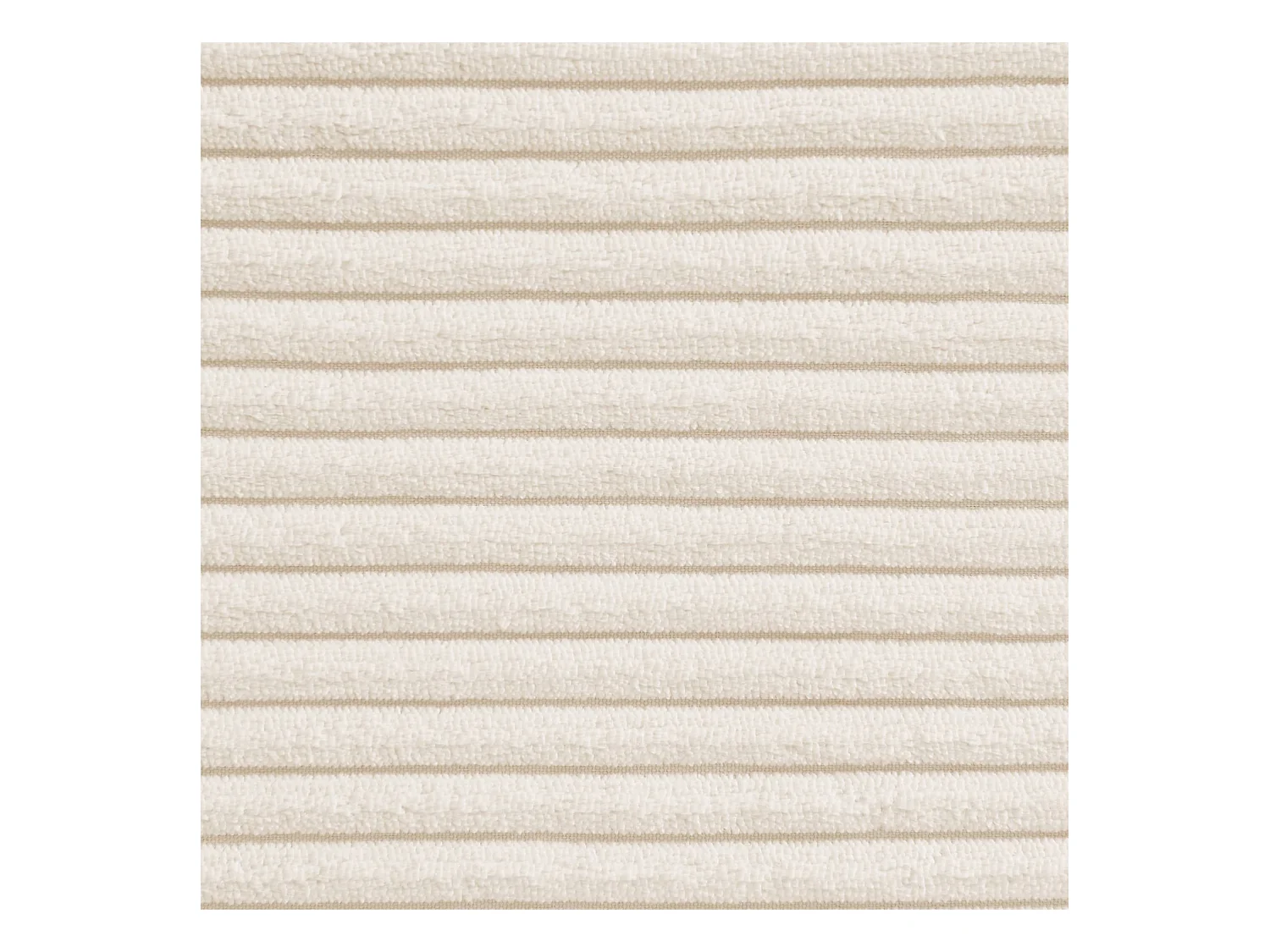 Sofá modular de pana, 2 plazas crema