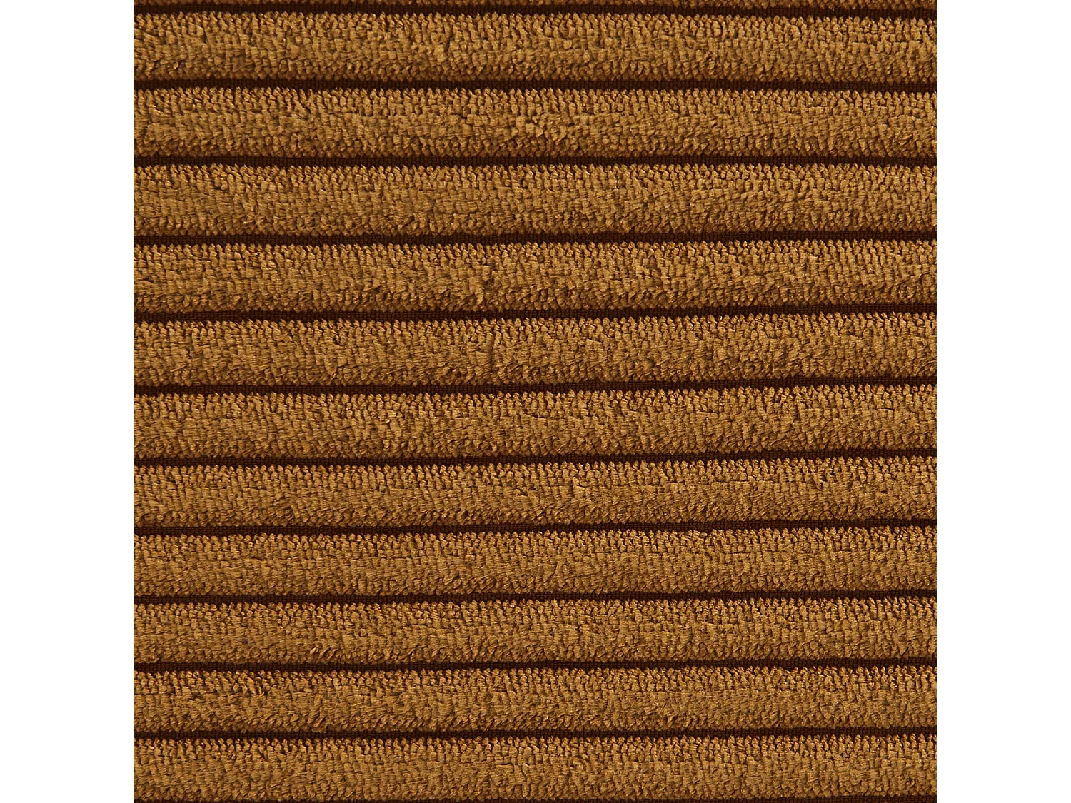 Sofá modular de pana, 2 plazas mostaza