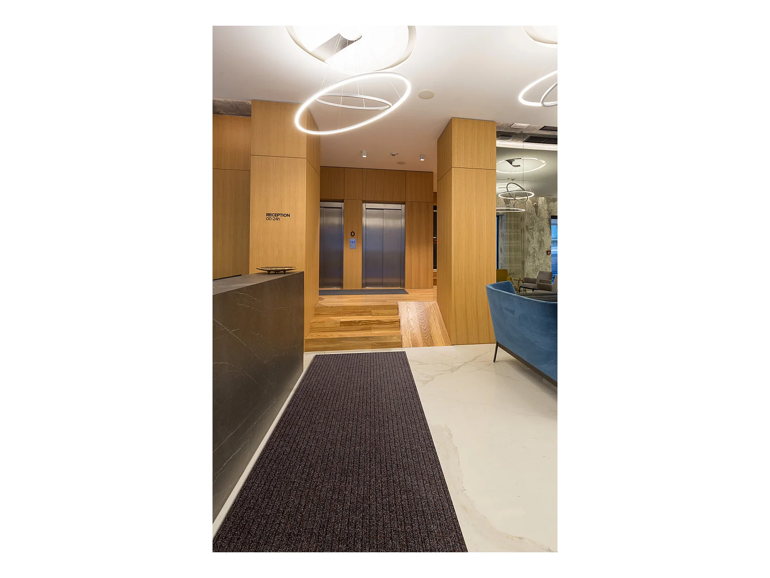 Ruitenwisser anti slip per strekkende meter CEYLON extern, intern, op  200x290 cm