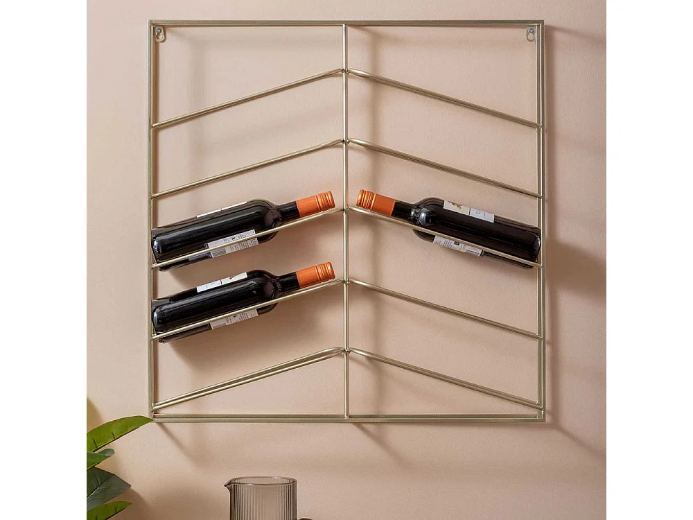 Support mural pour bouteilles de vin Cuadro