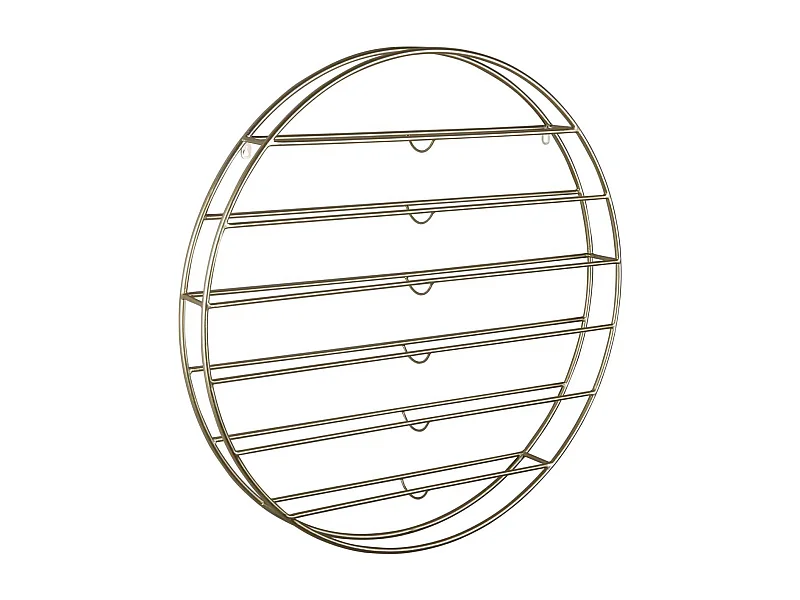 Support mural rond pour bouteilles Redondo