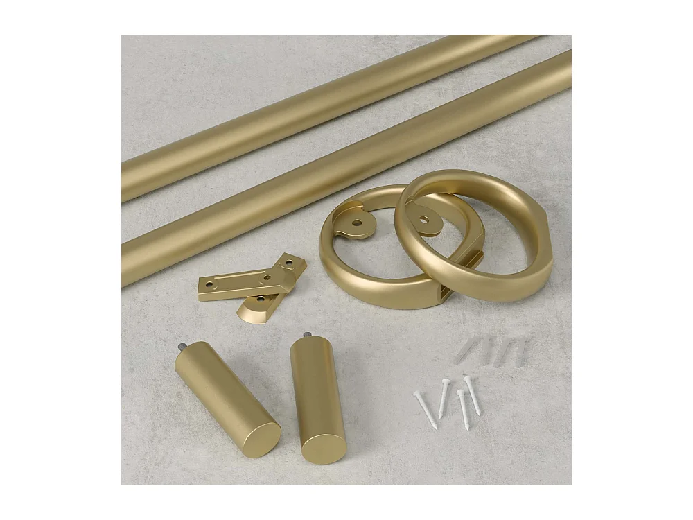 Tringle à rideaux en acier Rod Lot de 3