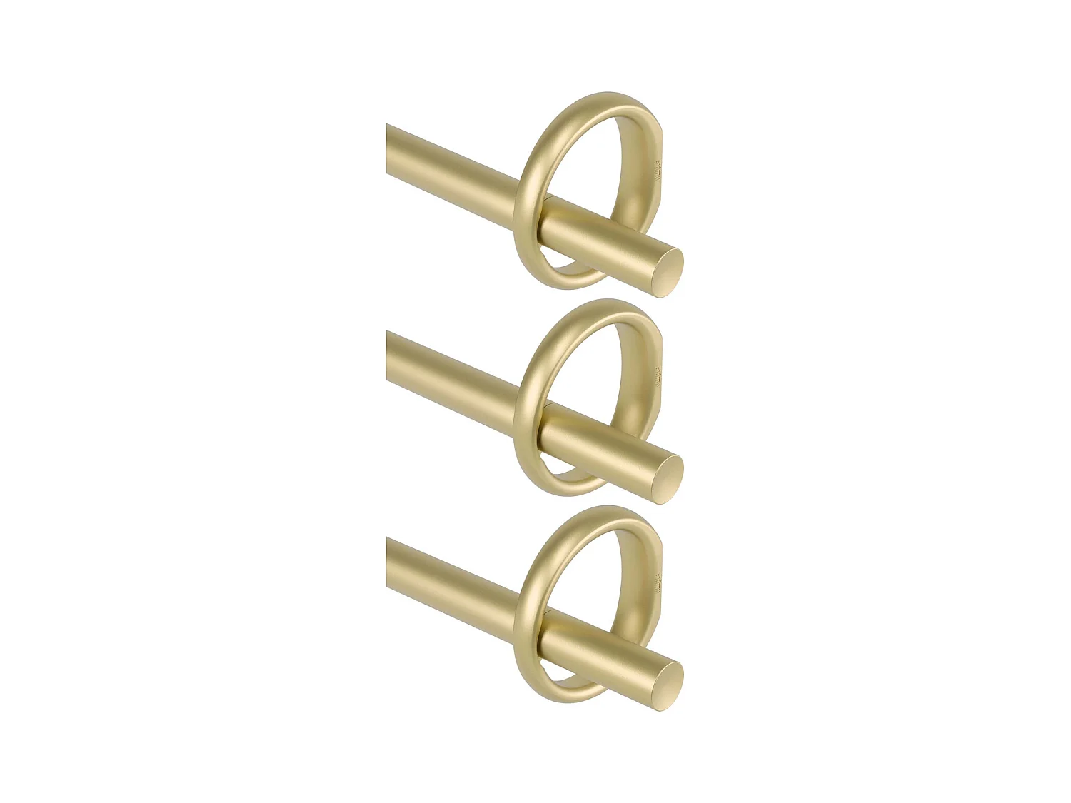 Tringle à rideaux en acier Rod Lot de 3
