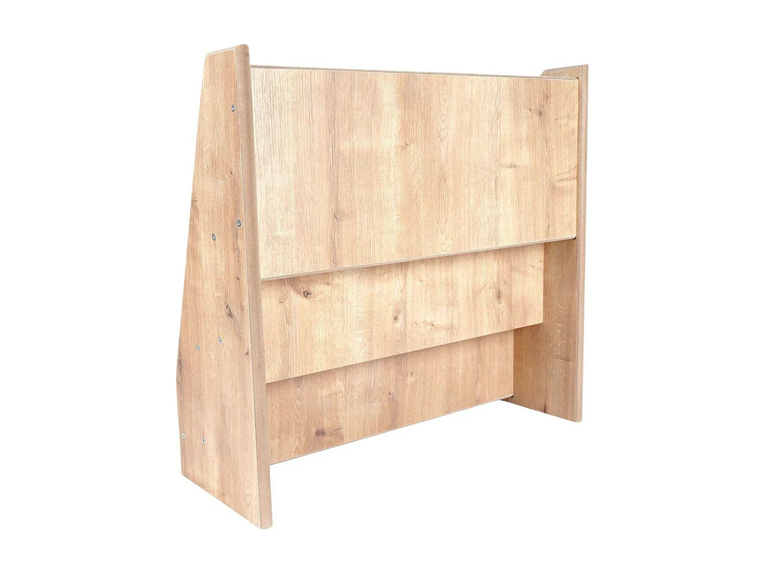 Estante modular premium de MDF de roble - Sistema de montaje en pared de 10 piezas