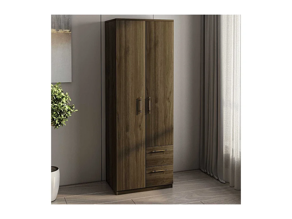 Armoire 2 portes, 2 tiroirs Merlin