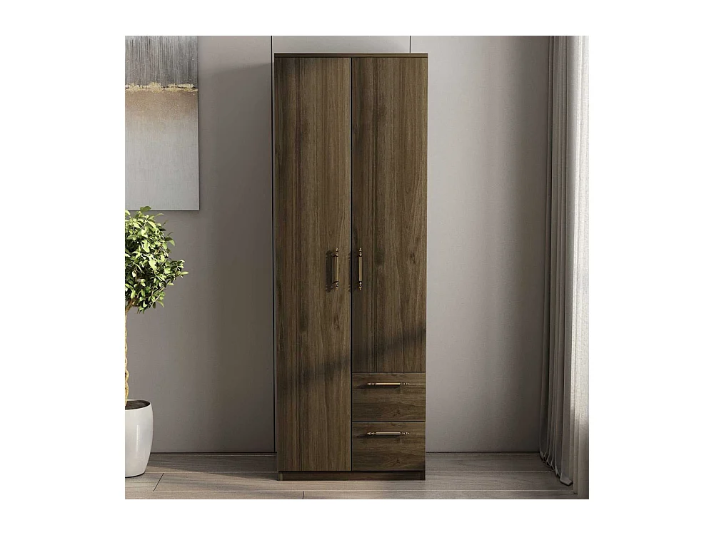 Armoire 2 portes, 2 tiroirs Merlin