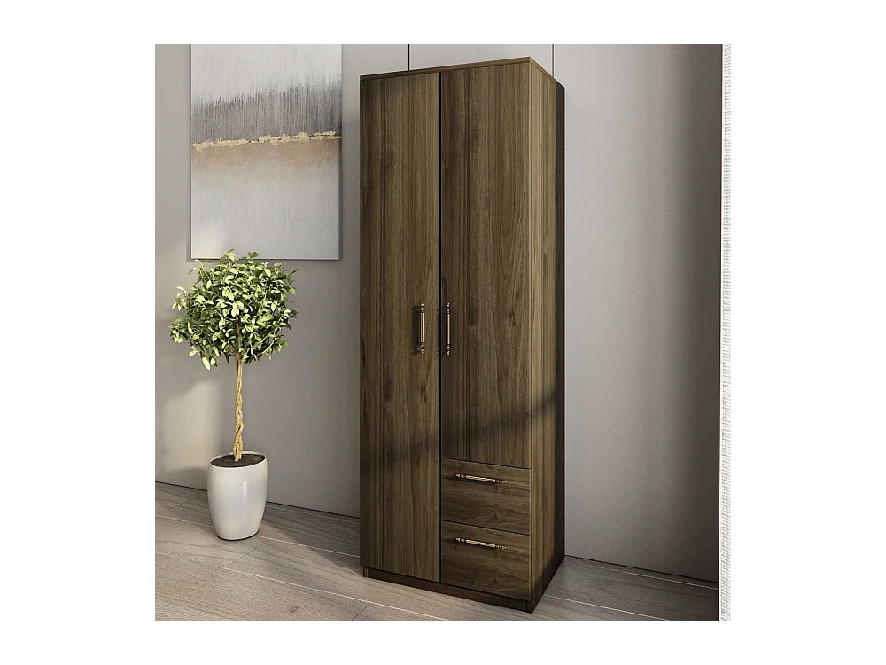 Armoire 2 portes, 2 tiroirs Merlin