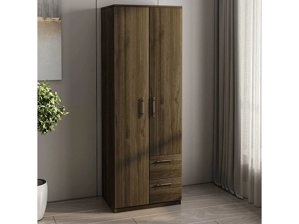 Armoire 2 portes, 2 tiroirs Merlin