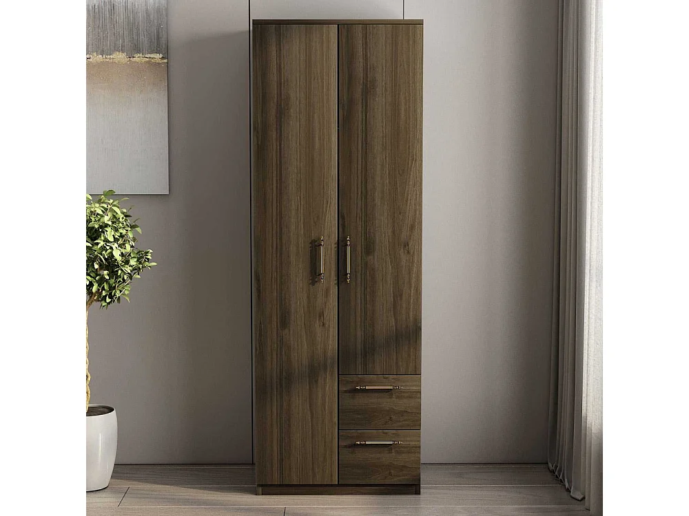 Armoire 2 portes, 2 tiroirs Merlin