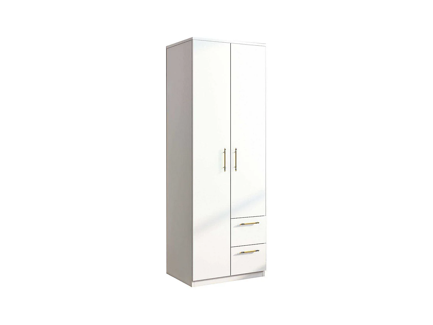Armoire 2 portes, 2 tiroirs Merlin