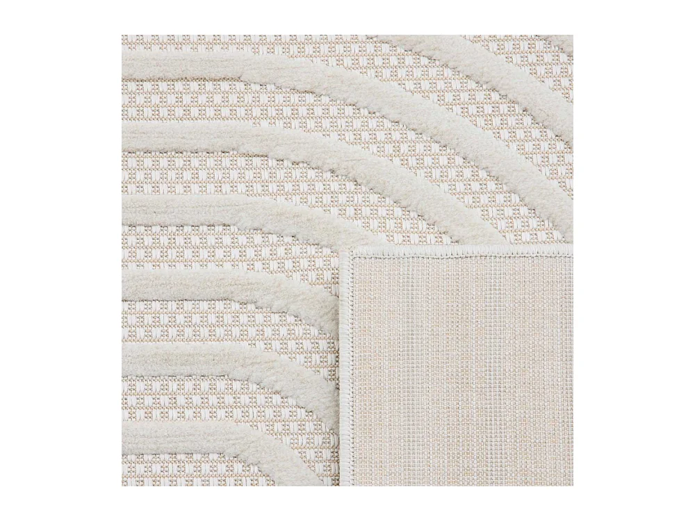 Tapis intérieur extérieur en polypropylène Fira 986 blanc 290 x 200 cm