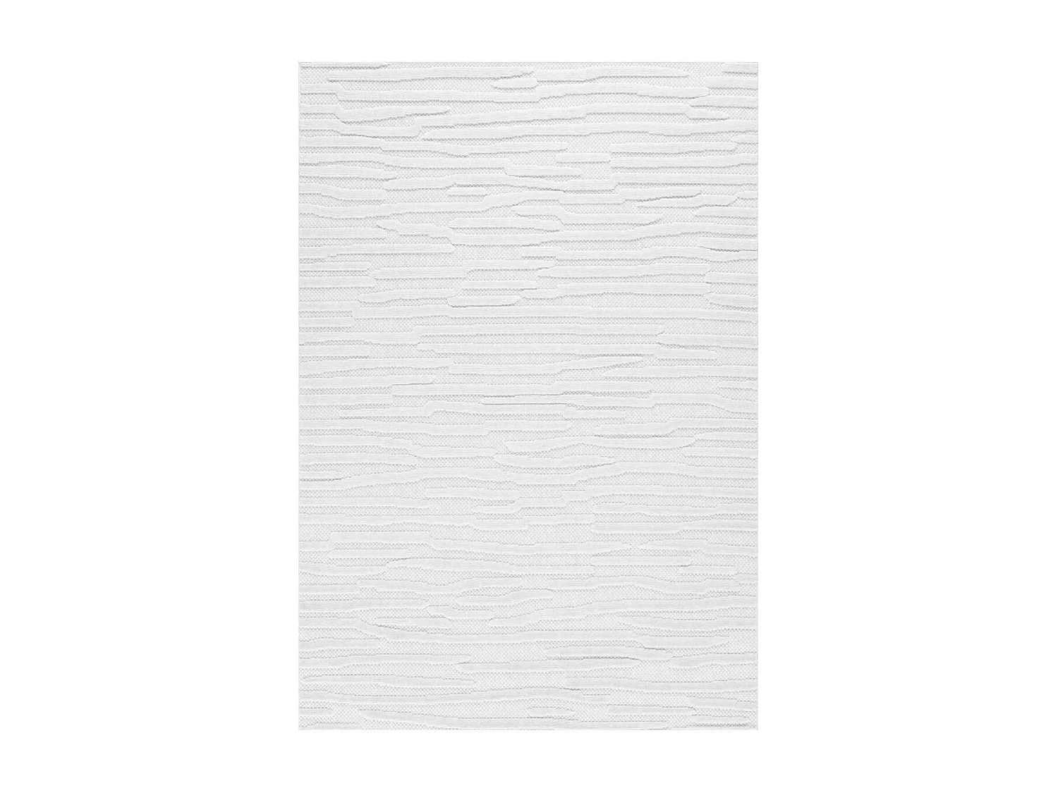 Tapis intérieur extérieur en polypropylène Fira 990 blanc 290 x 200 cm