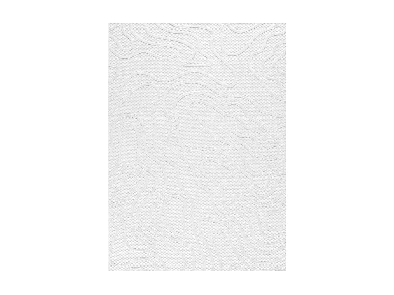 Tapis intérieur extérieur en polypropylène Fira 988 blanc 290 x 200 cm