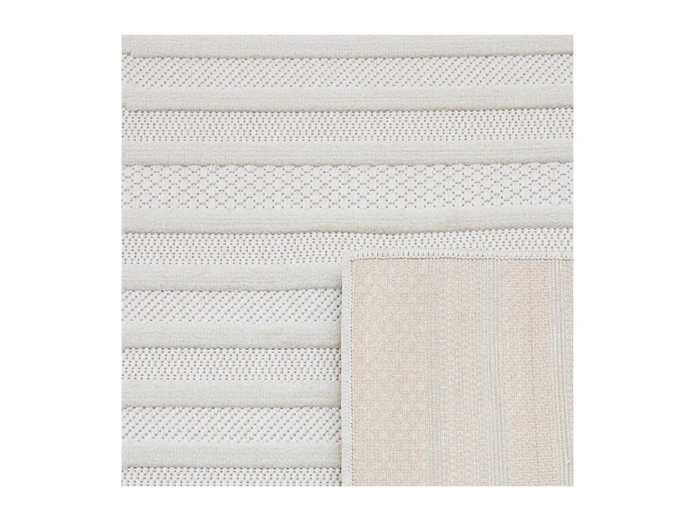 Tapis intérieur extérieur en polypropylène Fira 987 blanc 290 x 200 cm