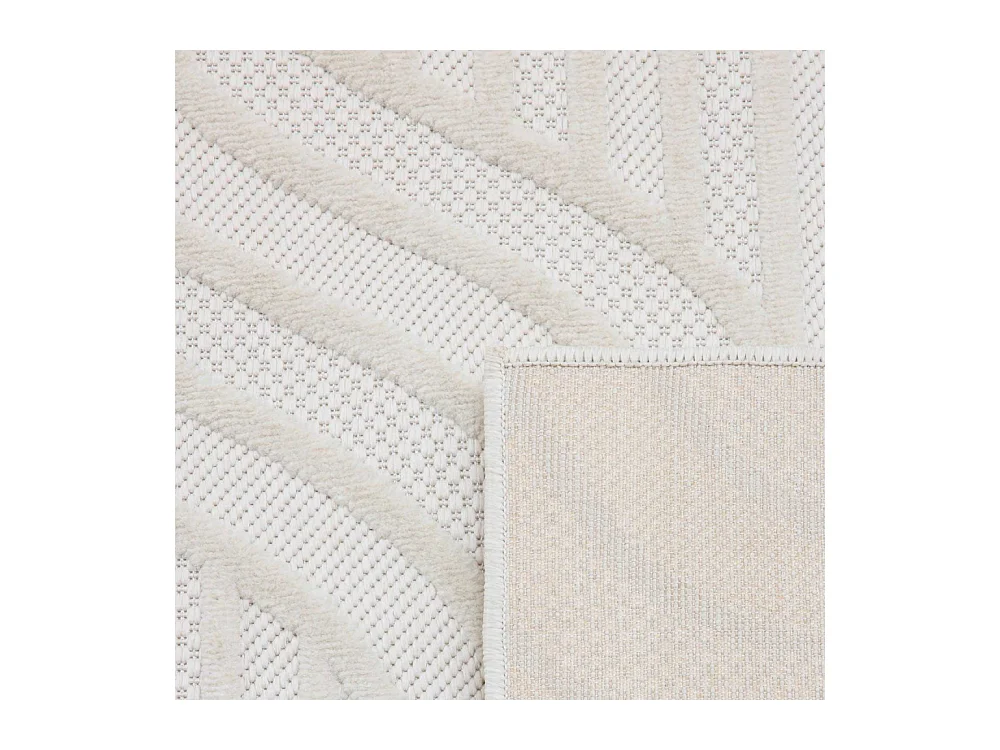 Tapis intérieur extérieur en polypropylène Fira 989 blanc 290 x 200 cm