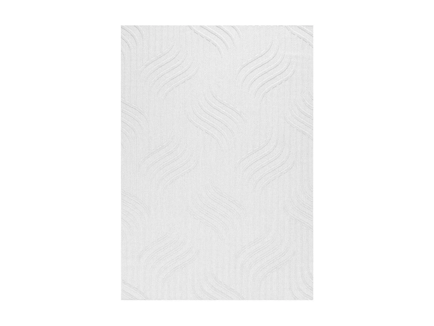 Tapis intérieur extérieur en polypropylène Fira 989 blanc 290 x 200 cm