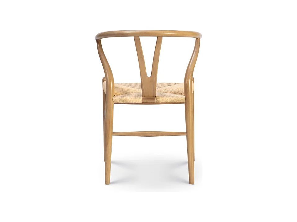 Chaise LIV scandinave en bois naturel et corde