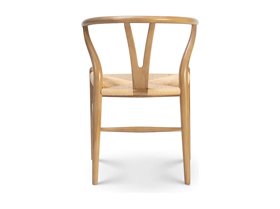 Chaise LIV scandinave en bois naturel et corde