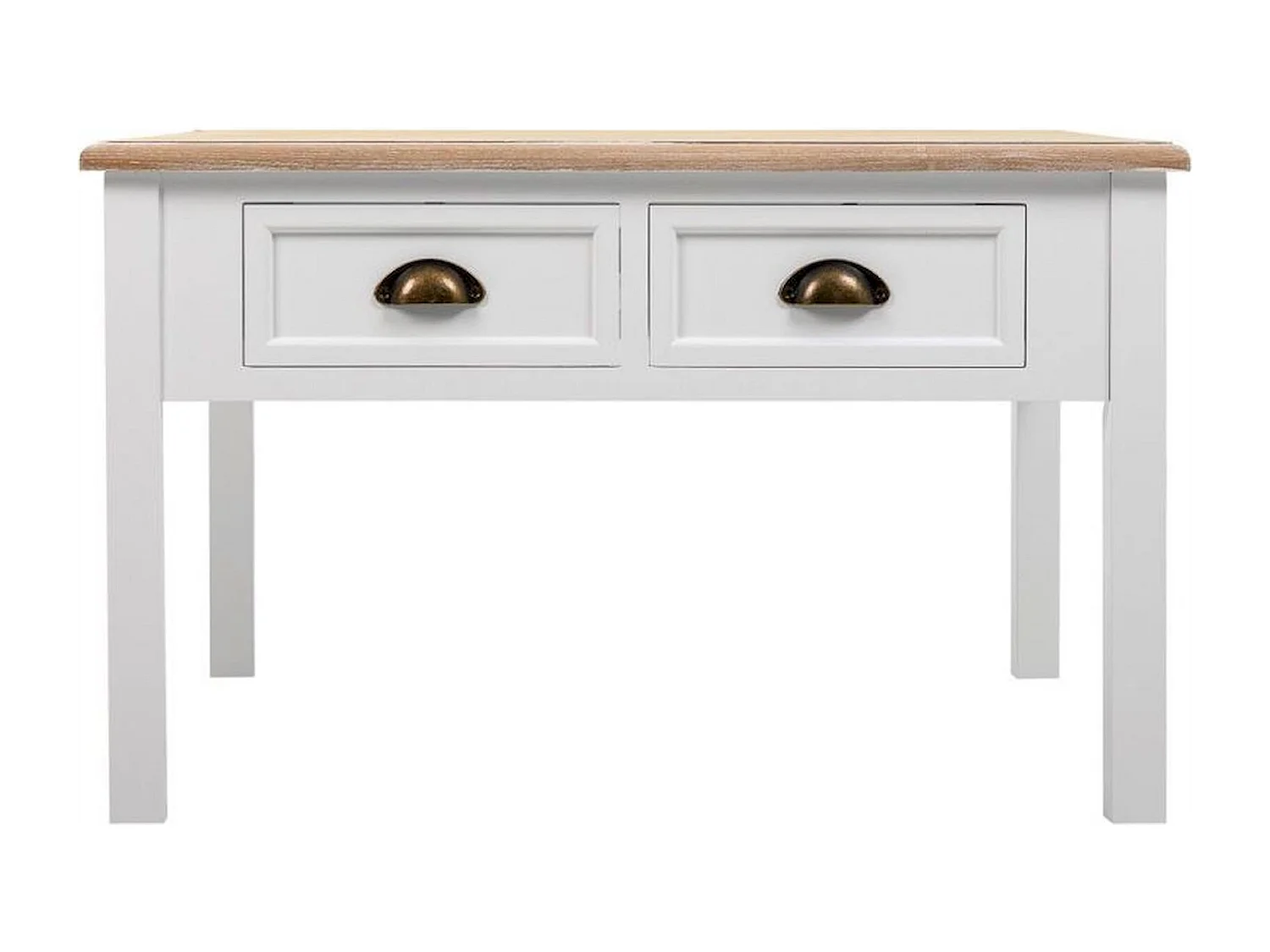table basse blanche en bois avec tiroirs ambiance élégante