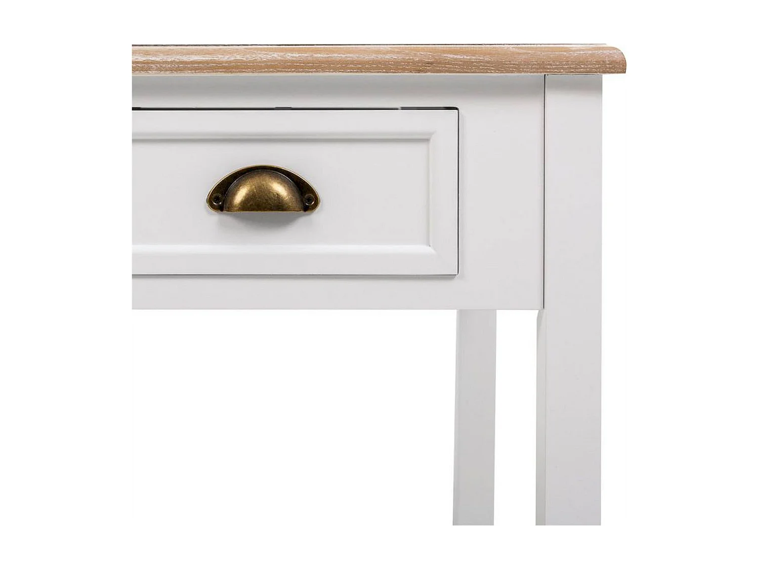 table basse blanche en bois avec tiroirs ambiance élégante