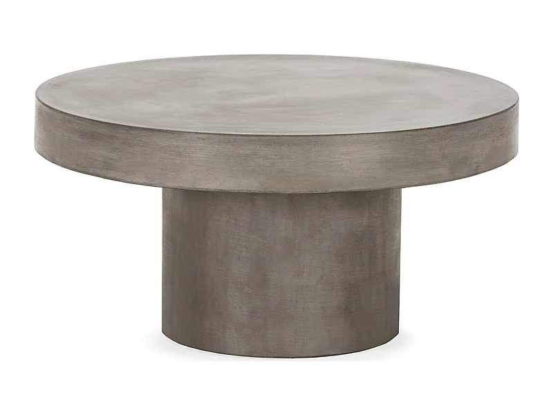 table à café design en ciment gris anthracite élégance minérale