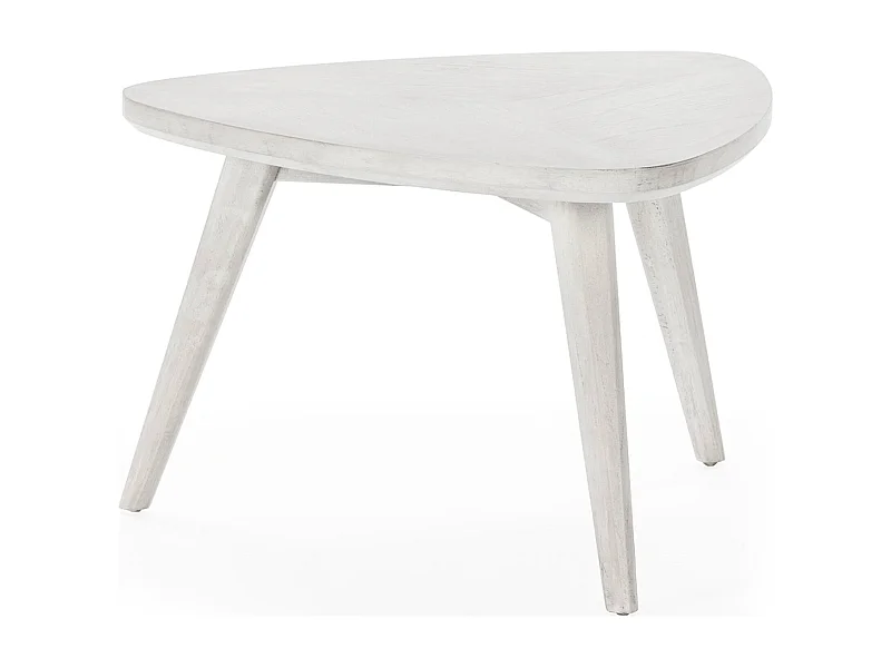 Table à café bois de cèdre gris voilé design contemporain