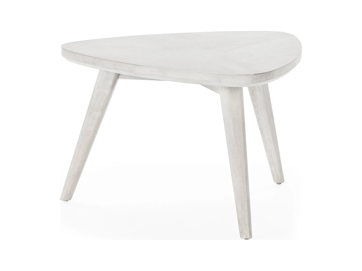 Table à café bois de cèdre gris voilé design contemporain