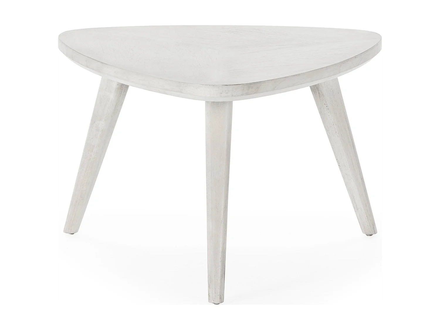 Table à café bois de cèdre gris voilé design contemporain