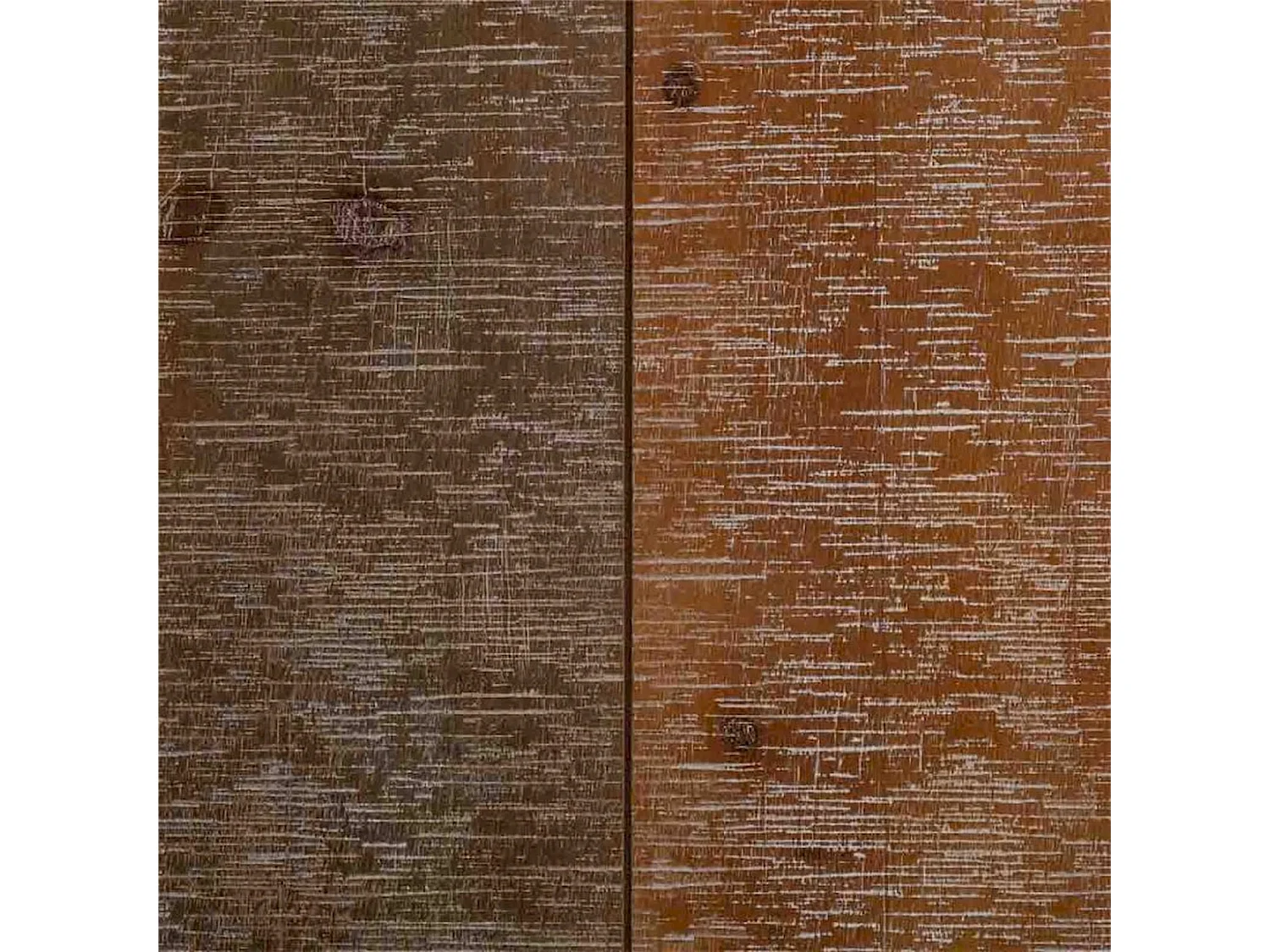 table basse bois et métal style industriel coloré avec tiroirs