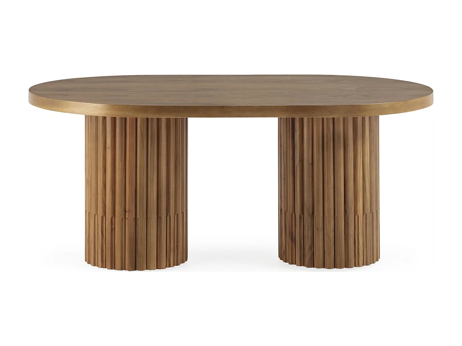 Table à café en bois de cèdre naturel style contemporain