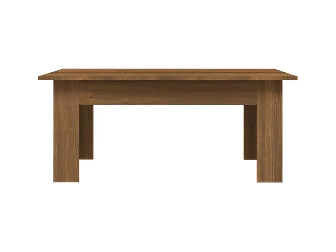 Table basse Chêne marron 100x60x42 cm Bois d'ingénierie