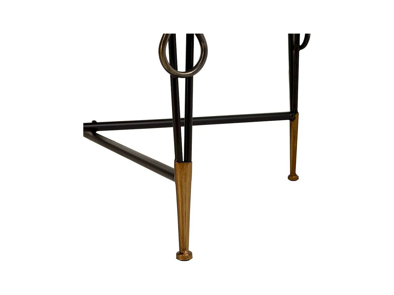 Table basse bois et métal noir design industriel élégant