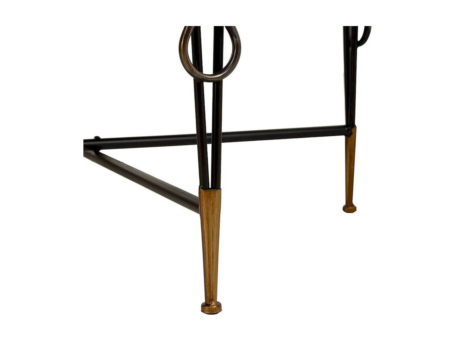 Table basse bois et métal noir design industriel élégant