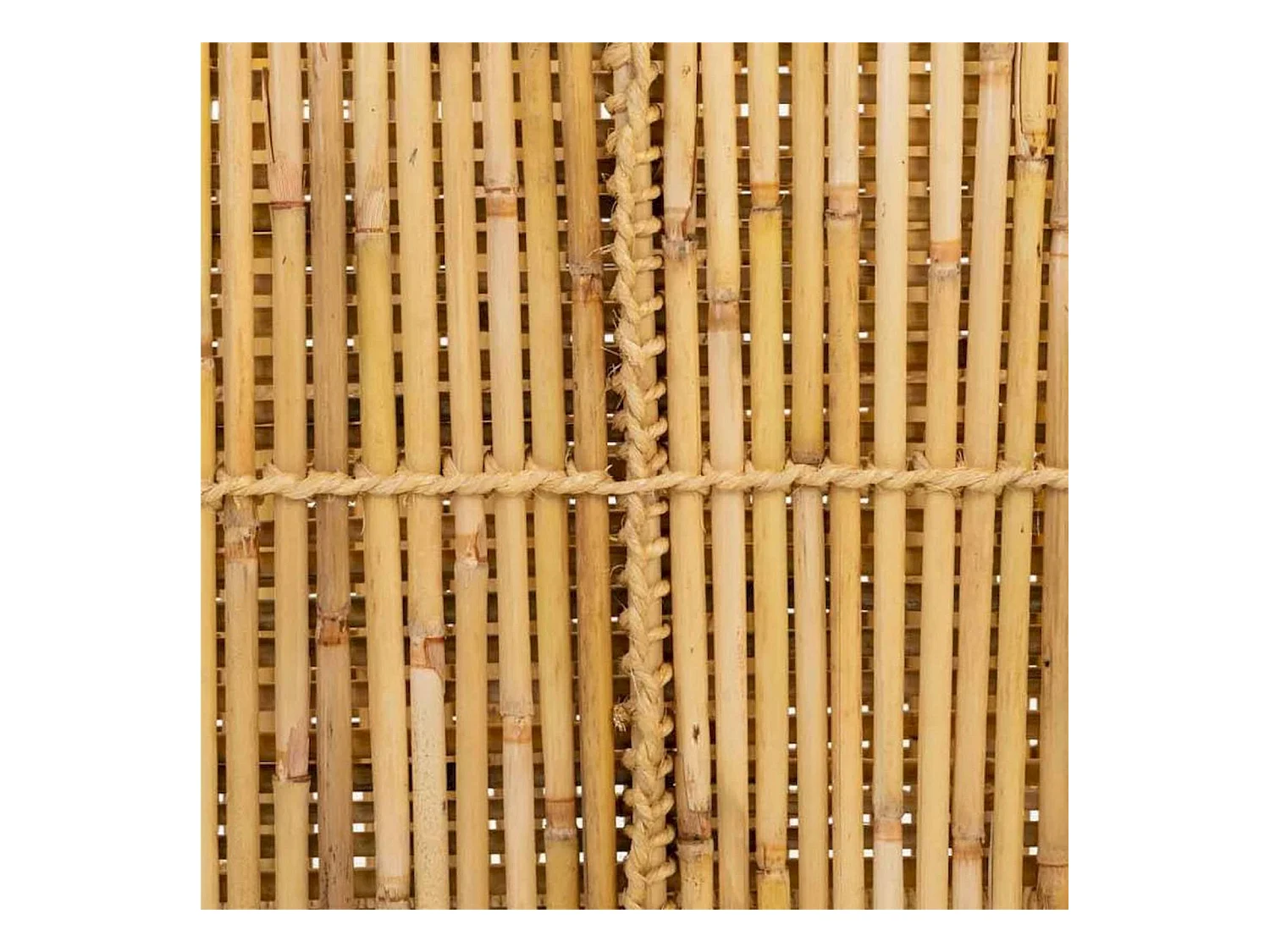 Table basse enfant en bambou naturel et corde tressée