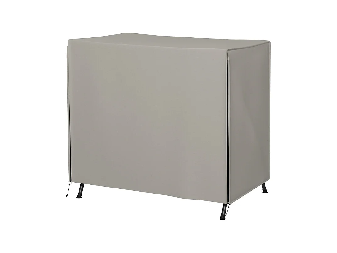Housse de protection pour balançoire, imperméable, avec protection UV, polyester, gris (177x114x152 cm)