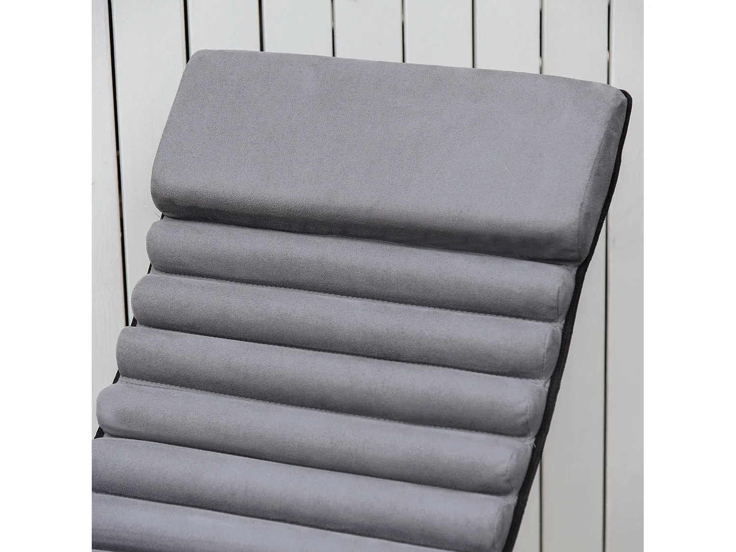 Fauteuil balançoire ergonomique 2-en-1, métal et Textilène, noir (145x74x86 cm)