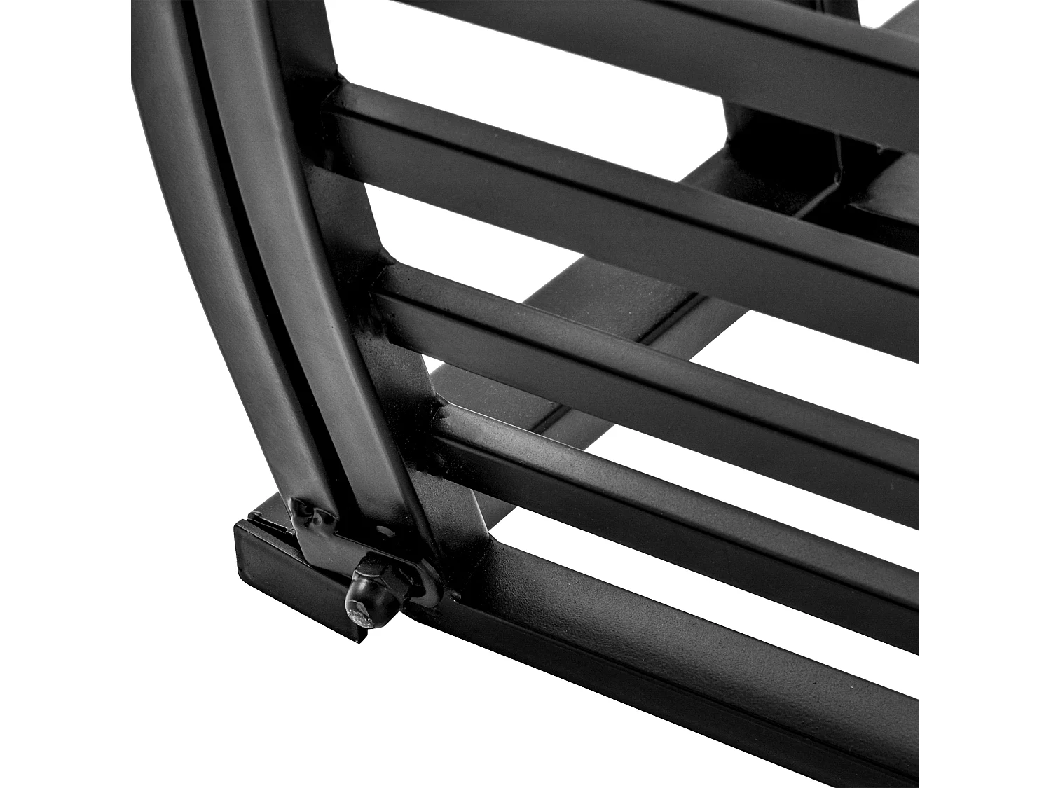 Banc balançoire 2 places en métal, design élégant noir, avec chaînes, pour jardin et terrasse (132x63x58cm)