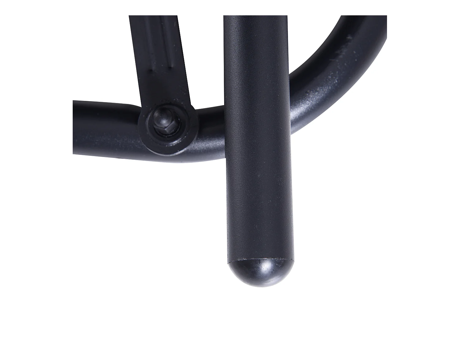 Banc balançoire 2 places en métal, dossier en maille respirante, noir (120x70x88cm)