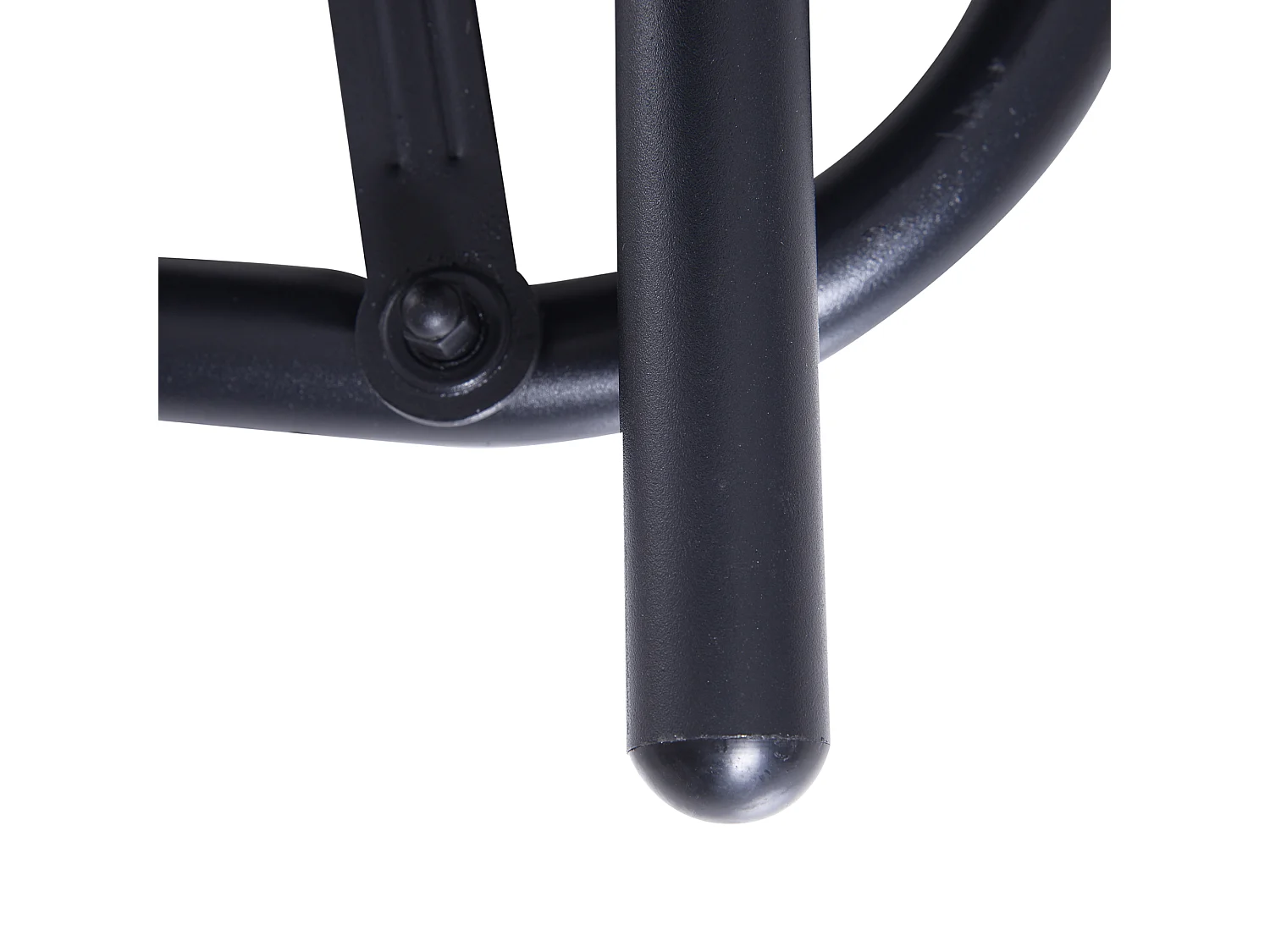 Banc balançoire 2 places en métal, dossier en maille respirante, noir (120x70x88cm)