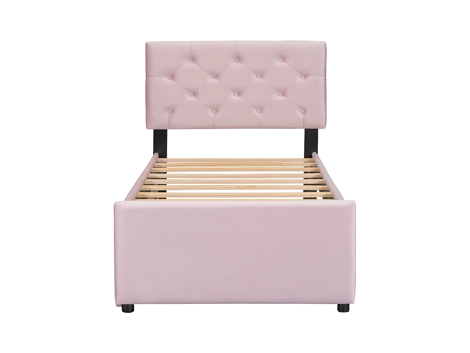 Lit daybed 140x200 cm, canapé-lit avec rangement et matelas à lattes, bois de pin, blanc (205x164.5x87 cm)