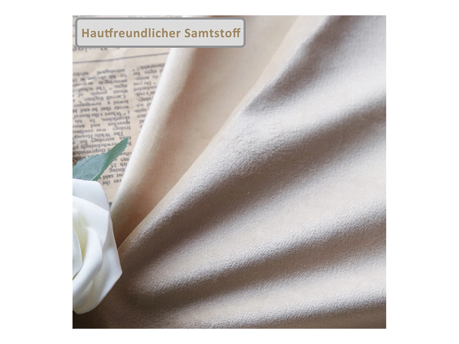 Canapé-lit multifonction 90 x 200 cm, lit avec 2 grands tiroirs de rangement, tissu velours beige (205x97x68 cm)