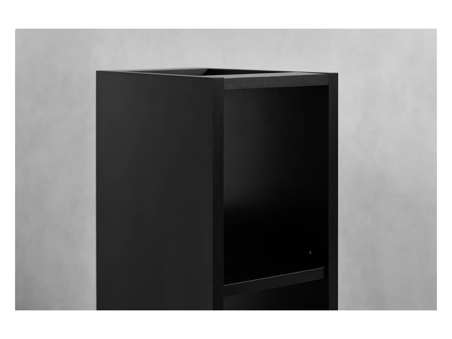 Meuble de salle de bain 20 cm noir