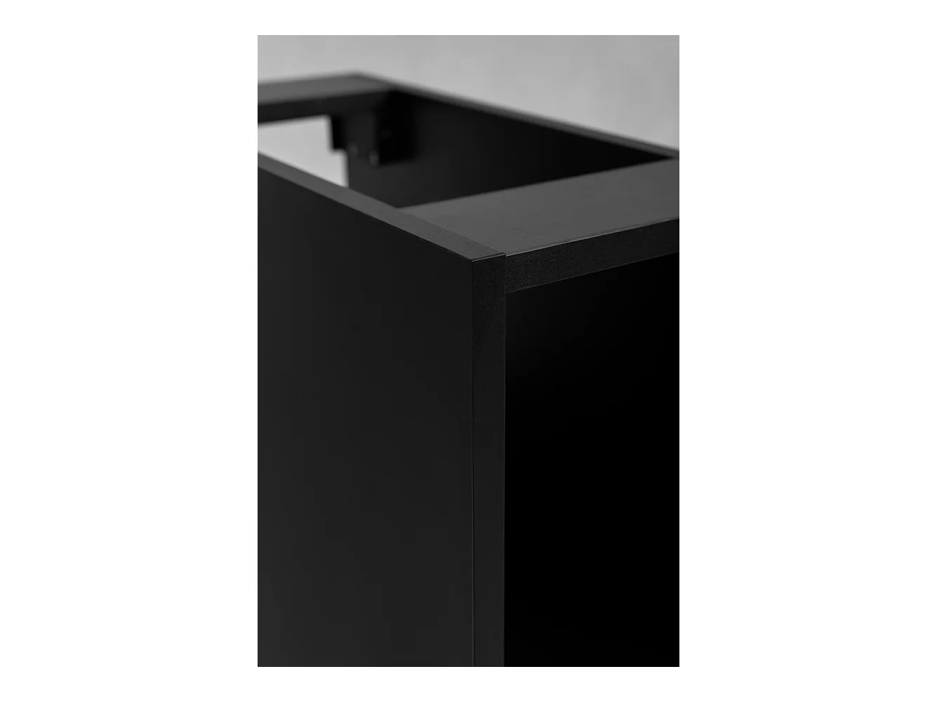 Meuble de salle de bain 20 cm noir