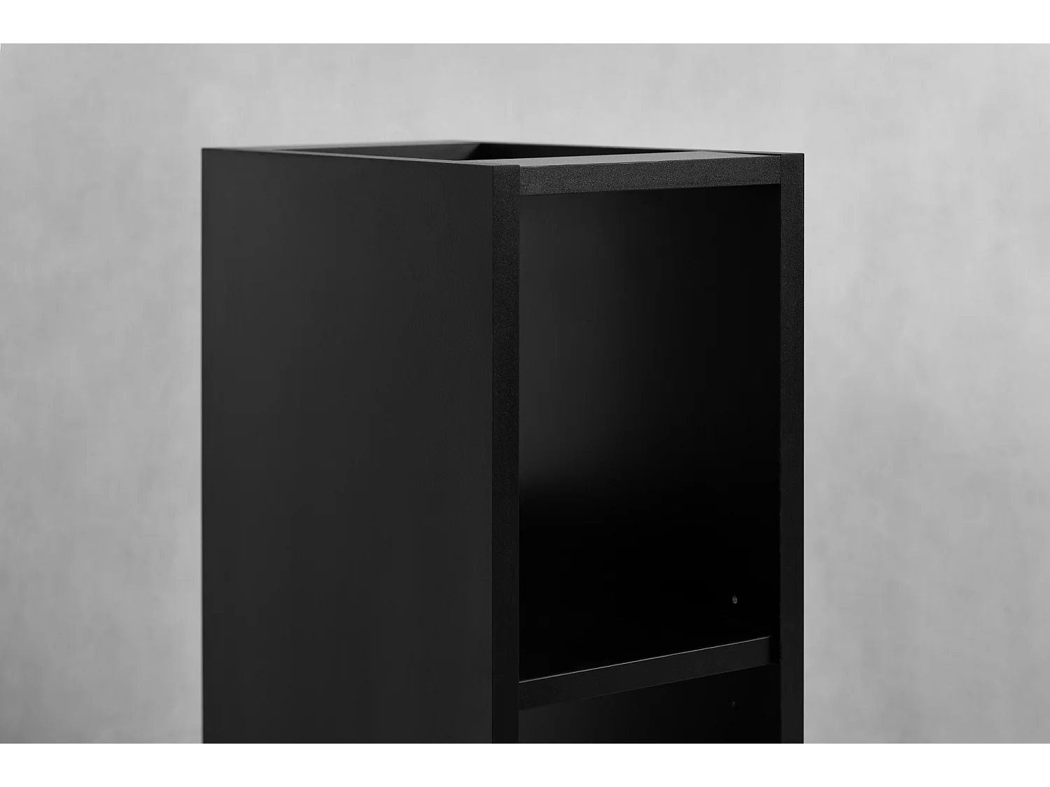 Meuble de salle de bain 20 cm noir